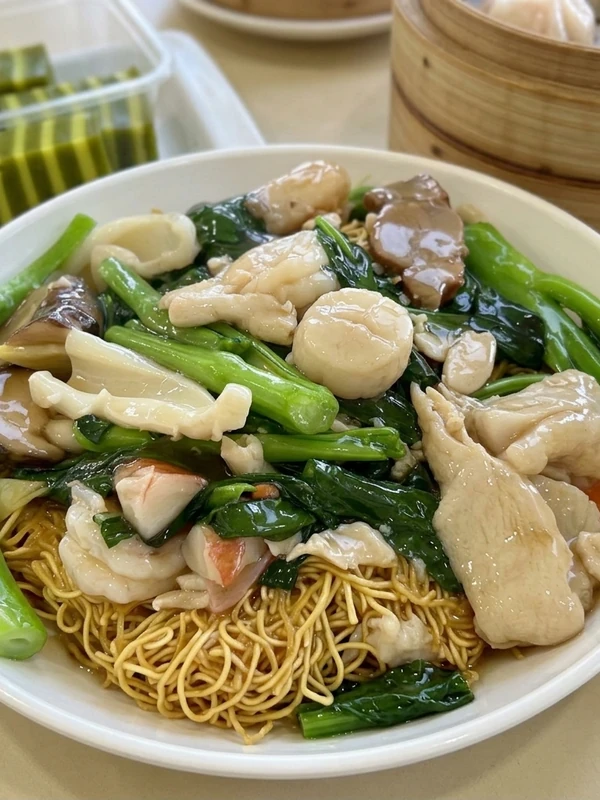 House Special Crispy Noodle at Royal Taste Chinese Cuisine in Calgary, AB